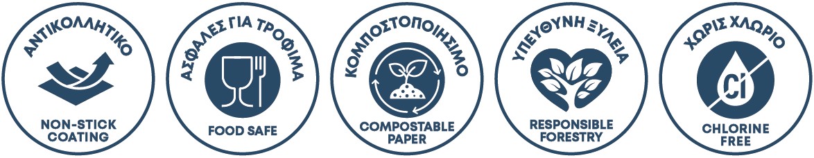 MyPlanet Αντικολλητικό Χαρτί Ψησίματος TripleBake – χαρακτηριστικά